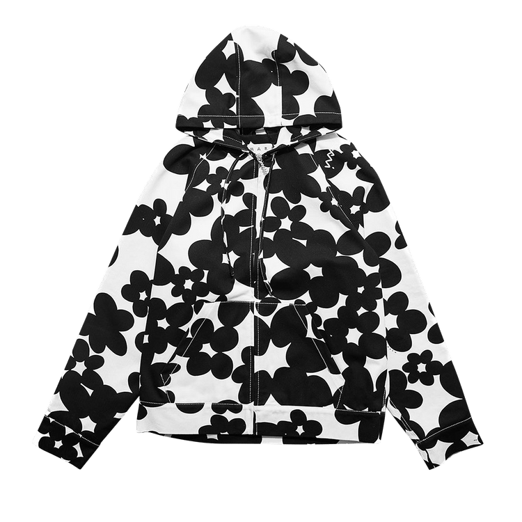 Marni Dillies Printed Hooded Jacket 'Black'