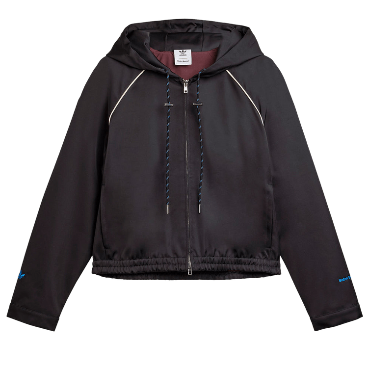 adidas x Wales Bonner Satin Hoodie 'Black'