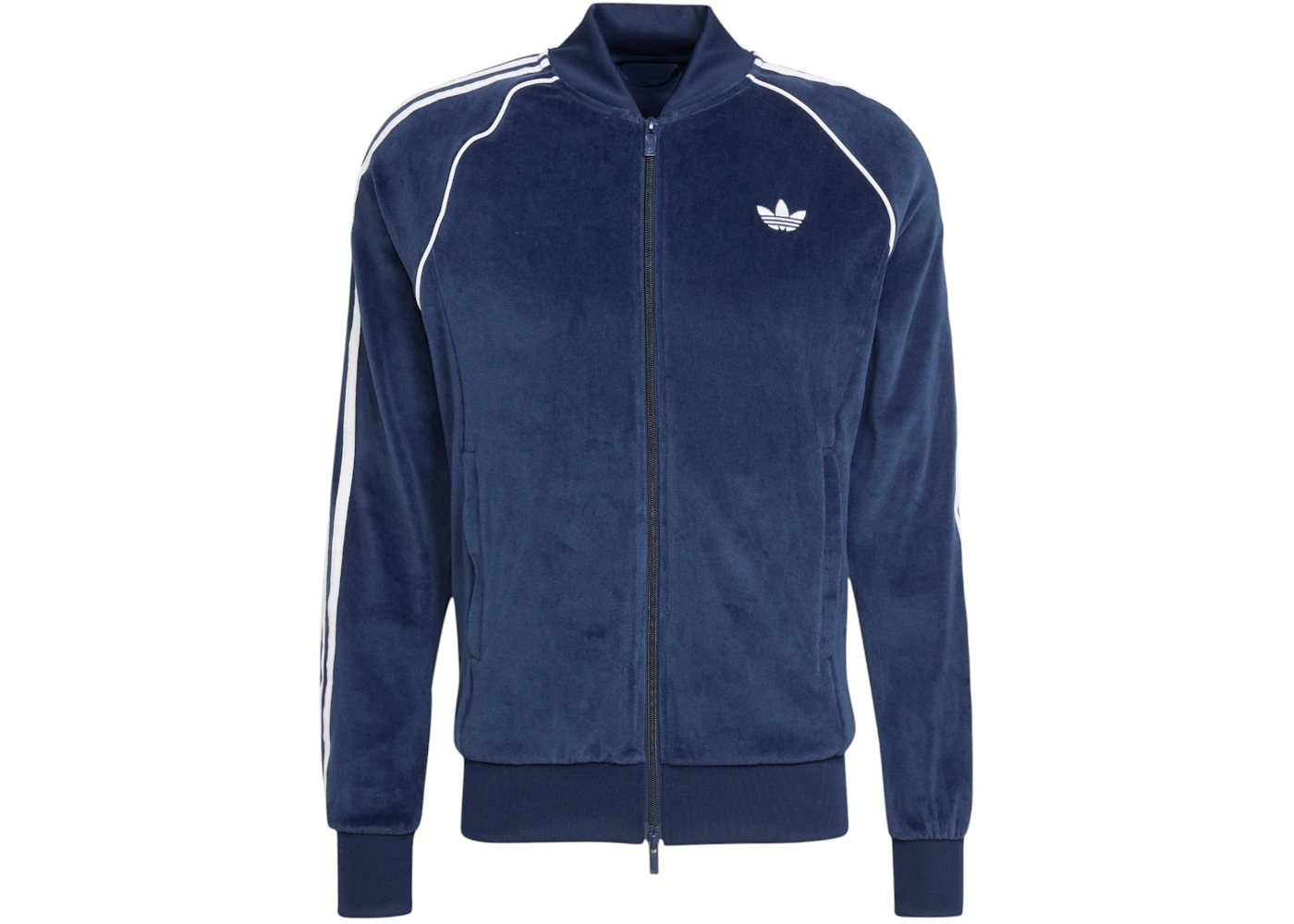 adidas Superstar Adicolor Velour Track Top Night Indigo