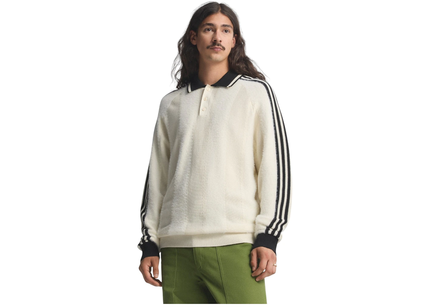 adidas Premium Knitted Jersey Cream White