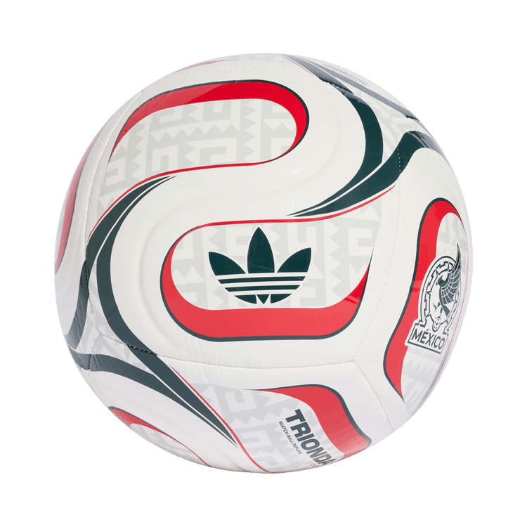 Adidas Trionda Mexico Away Club Ball 'White/Aurora Ivy/Better Scarlet'