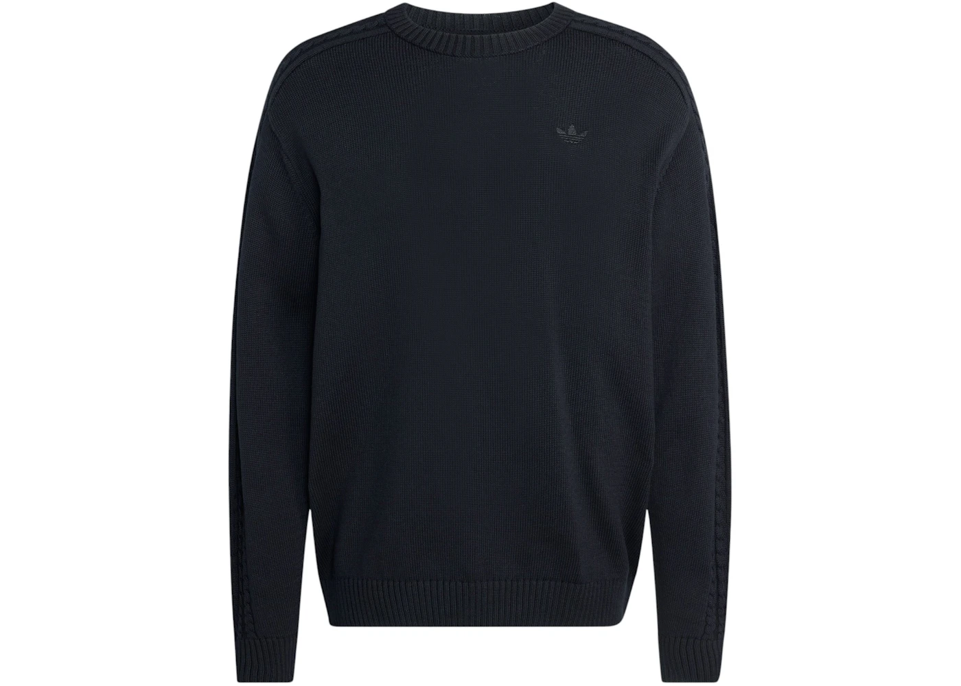 adidas Premium Essentials Knit Crewneck Black