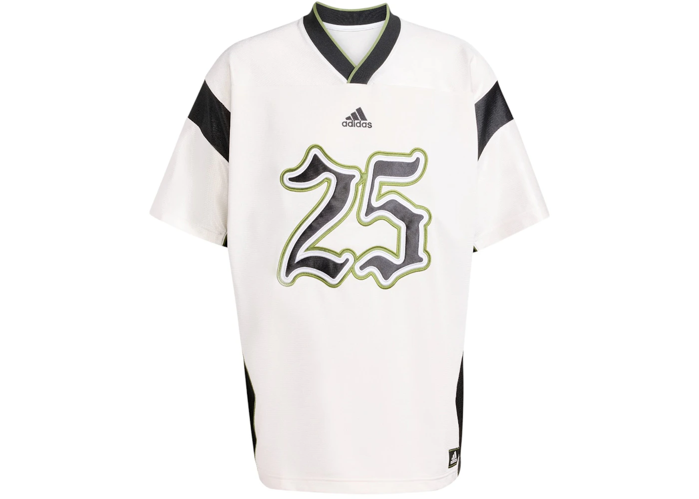 adidas Logo Jersey Cloud White Black