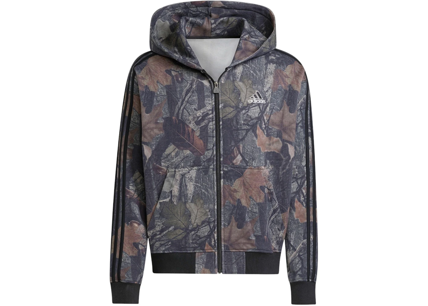 adidas Camo Hooded Full-Zip Black
