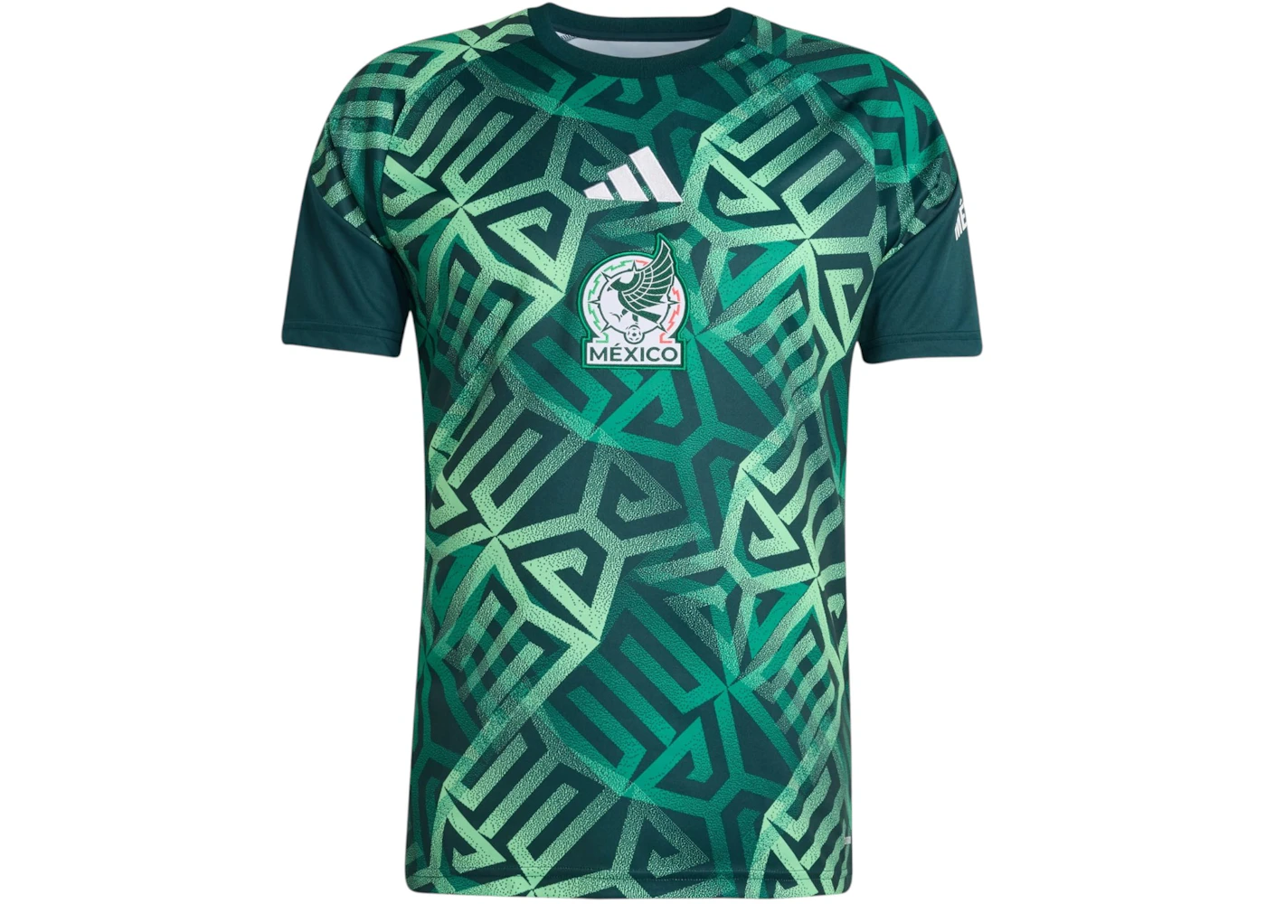 adidas Mexico 26 Home Pre Match Jersey Aurora Ivy