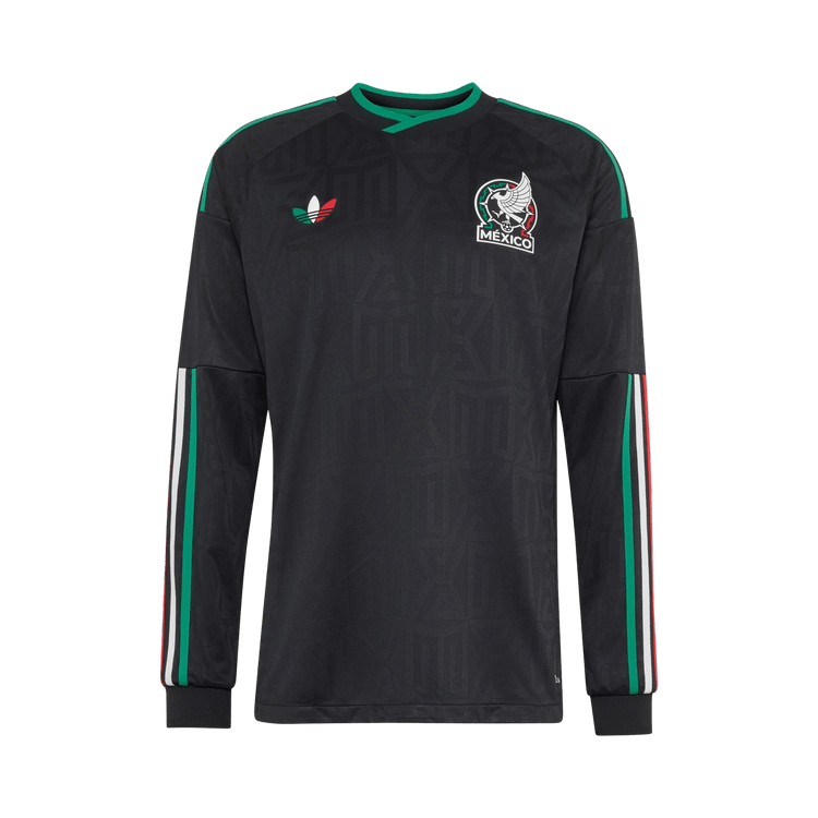 Adidas Mexico 26 Third Authentic Long Sleeve Jersey 'Black'