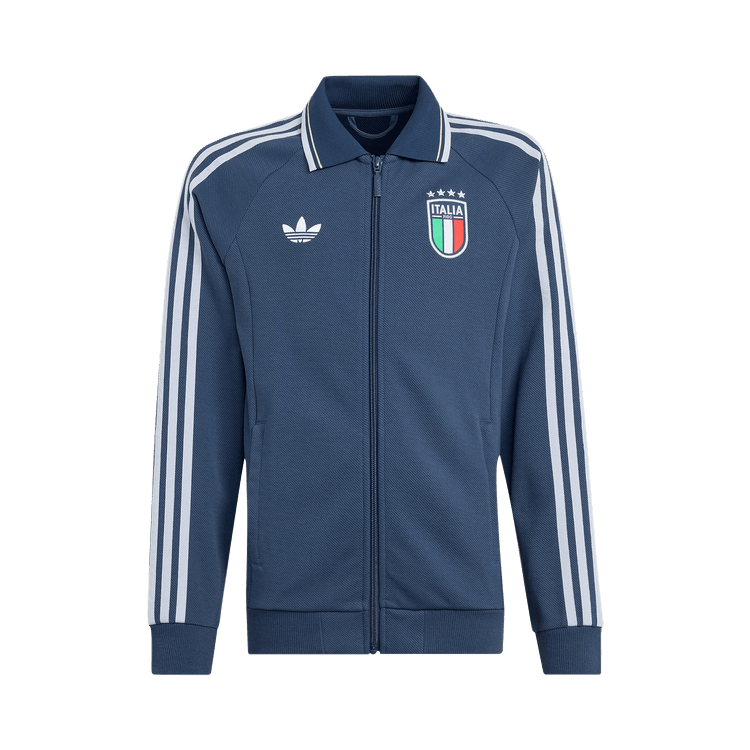 Adidas Italy Away Anthem Jacket 'Night Marine'