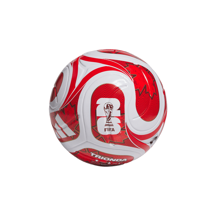 Adidas FIFA World Cup 26 Trionda League Canada Ball 'White/Vivid Red/Power Red/Hi-Res Red'