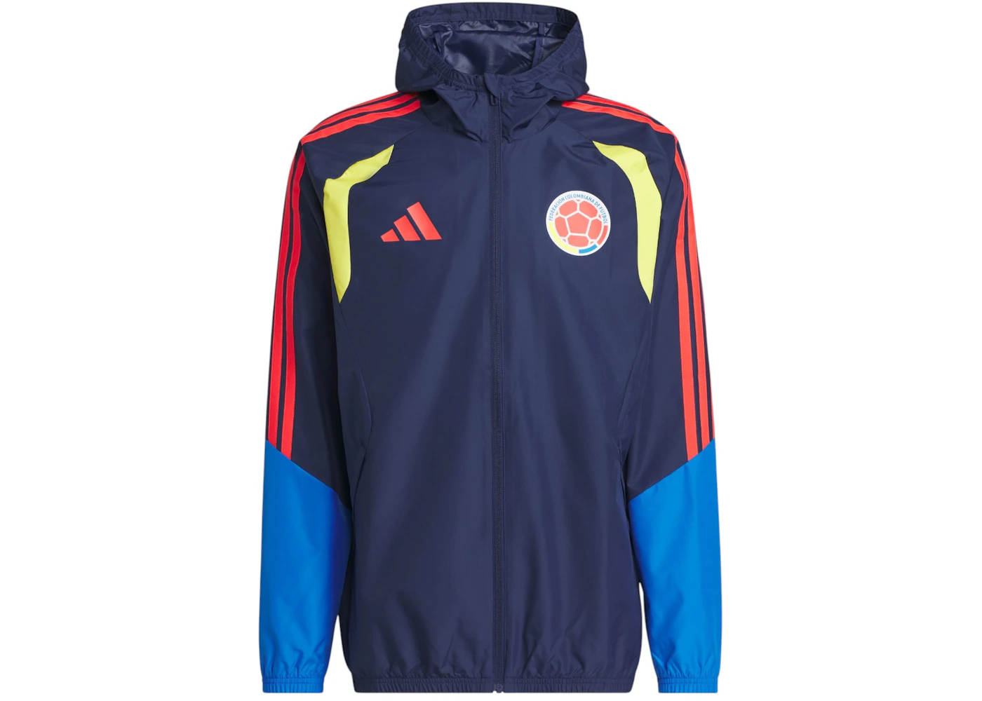adidas Colombia 2026 Tiro All Weather Jacket Team Navy Blue