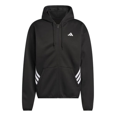 adidas Crazy Warm Full Zip Hoodie 'Black White'