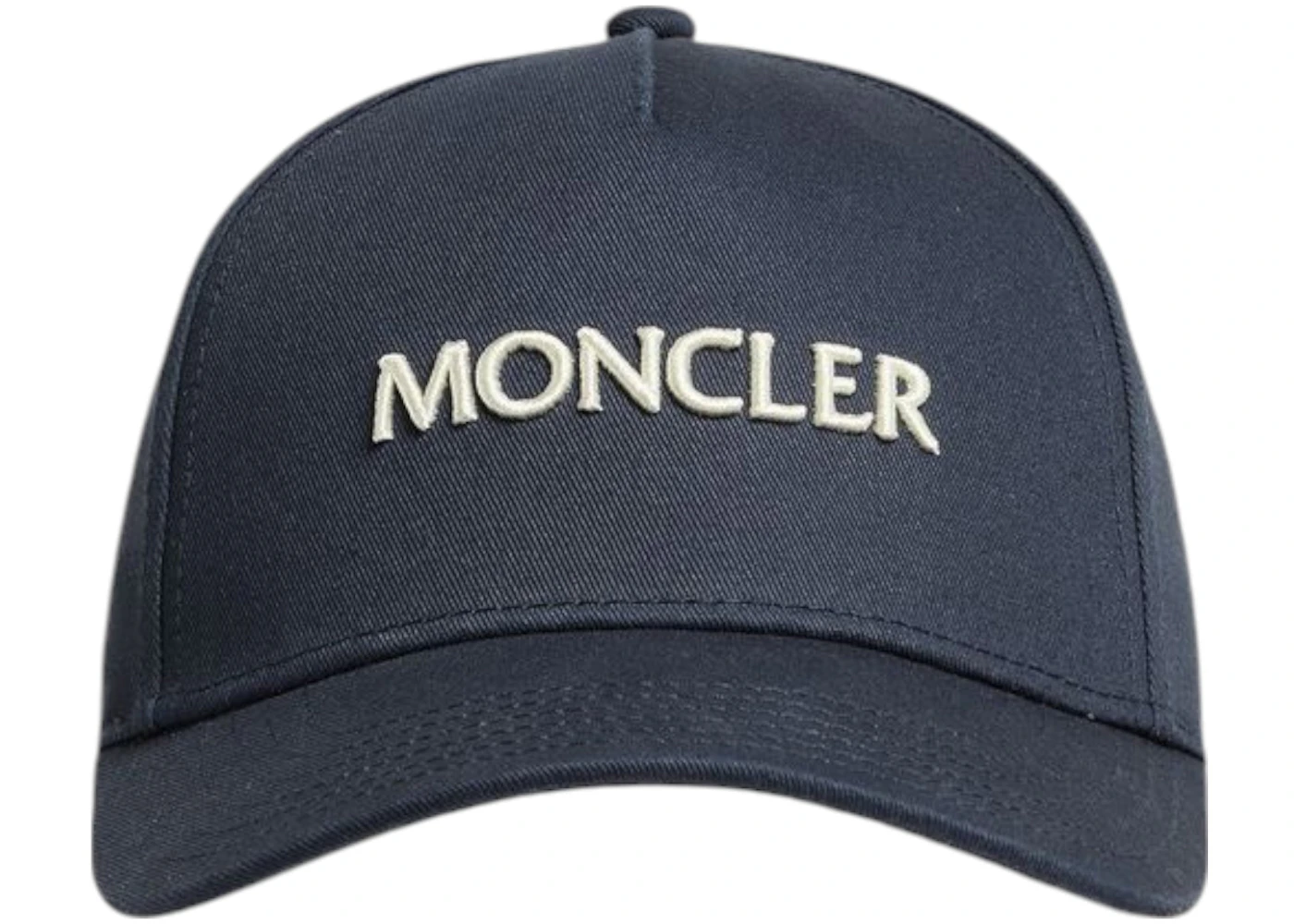 Moncler Logo Embroidered Baseball Cap Navy