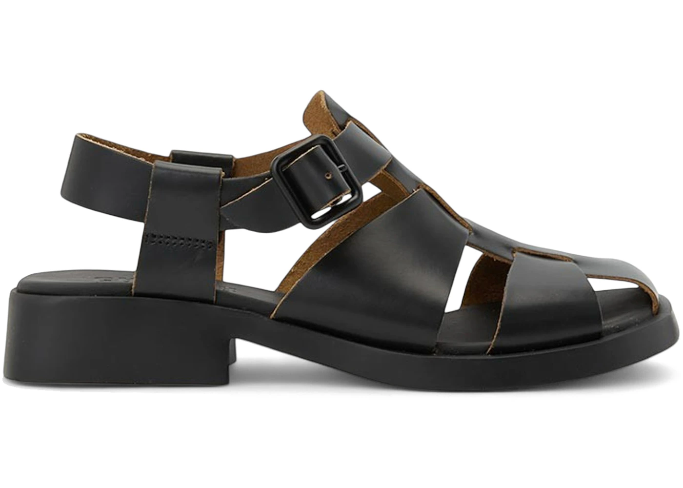 Camper Dana Sandals Black Leather (Women's)