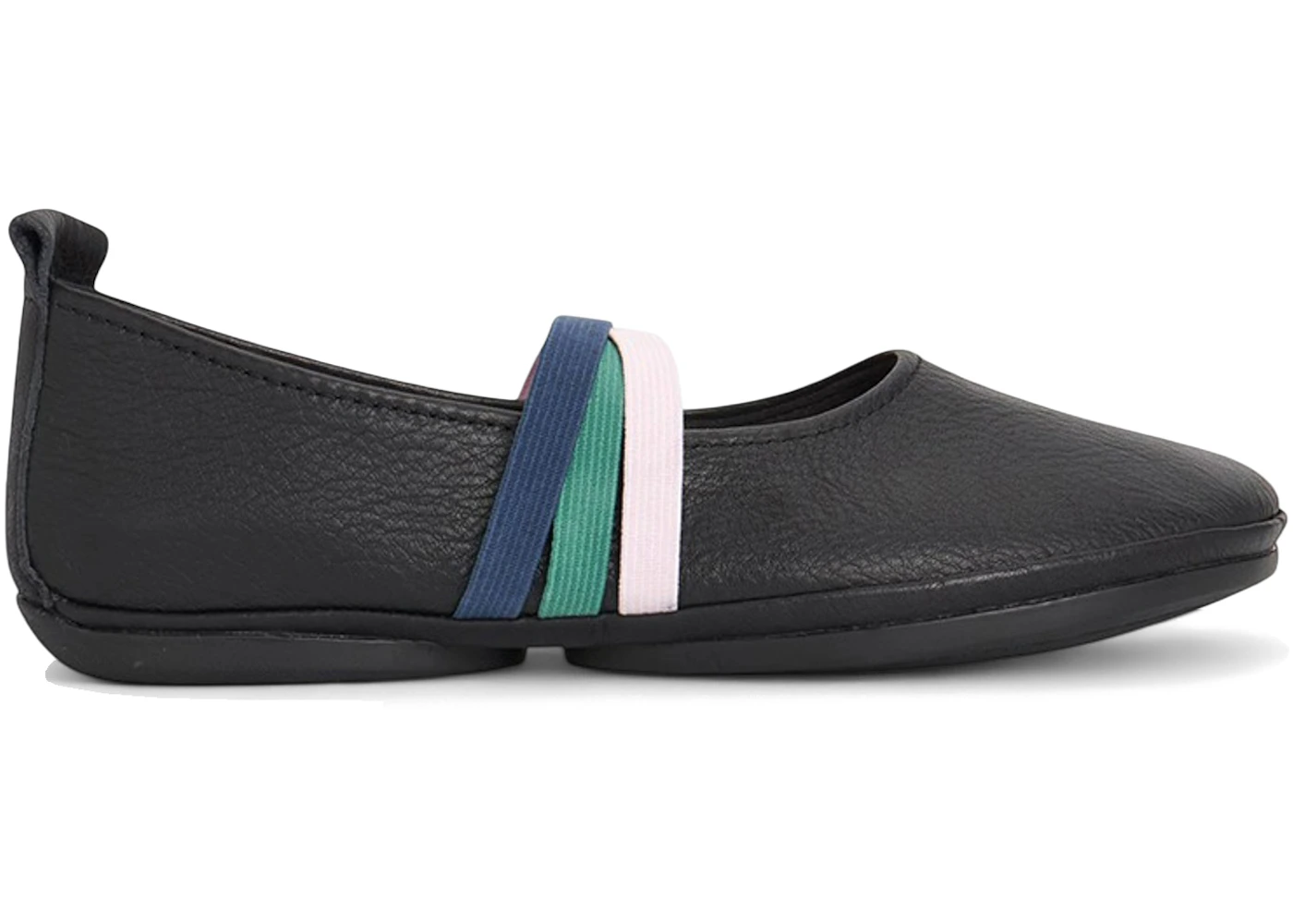 Camper Twins Ballerina Flat Black Multicolor (Women's)