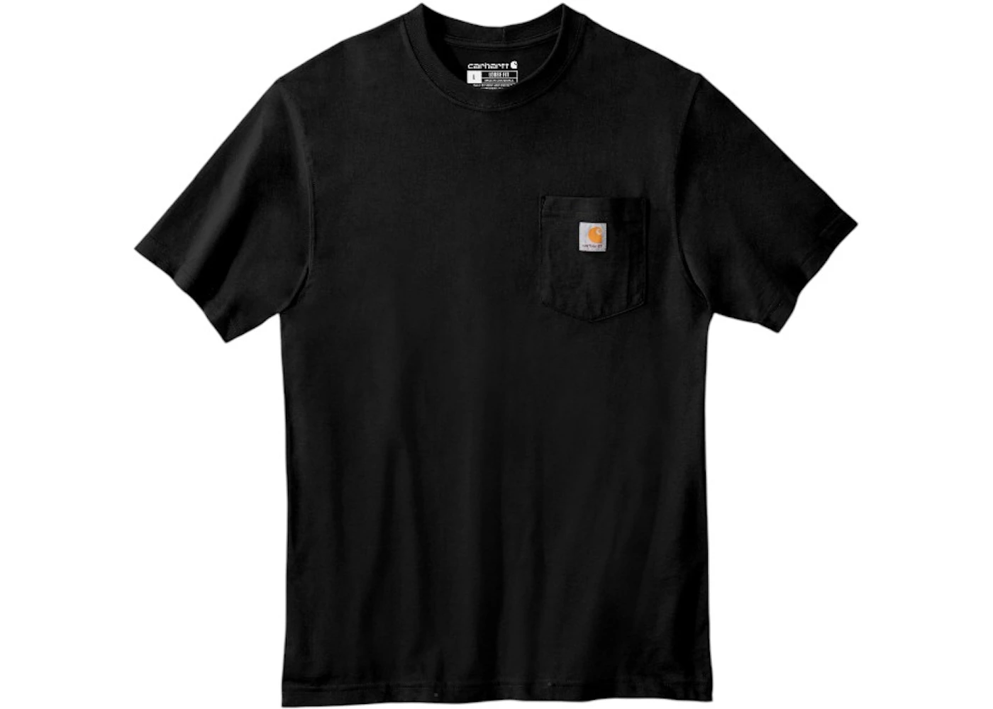 Carhartt Loose Fit Heavyweight Regular Pocket T-Shirt Black