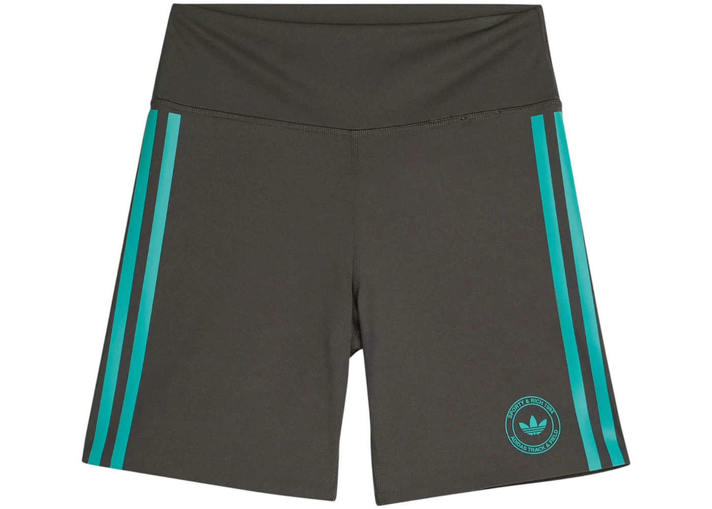 adidas Sporty & Rich Women's Short Legging Carbon