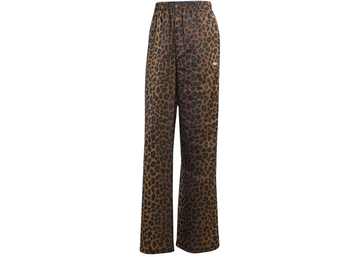 adidas Women's Originals Wide Leg Satin Joggers Bronze Strata