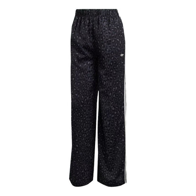 (WMNS) adidas Wide Leg Satin Pants Asia Sizing 'Multicolor Carbon'