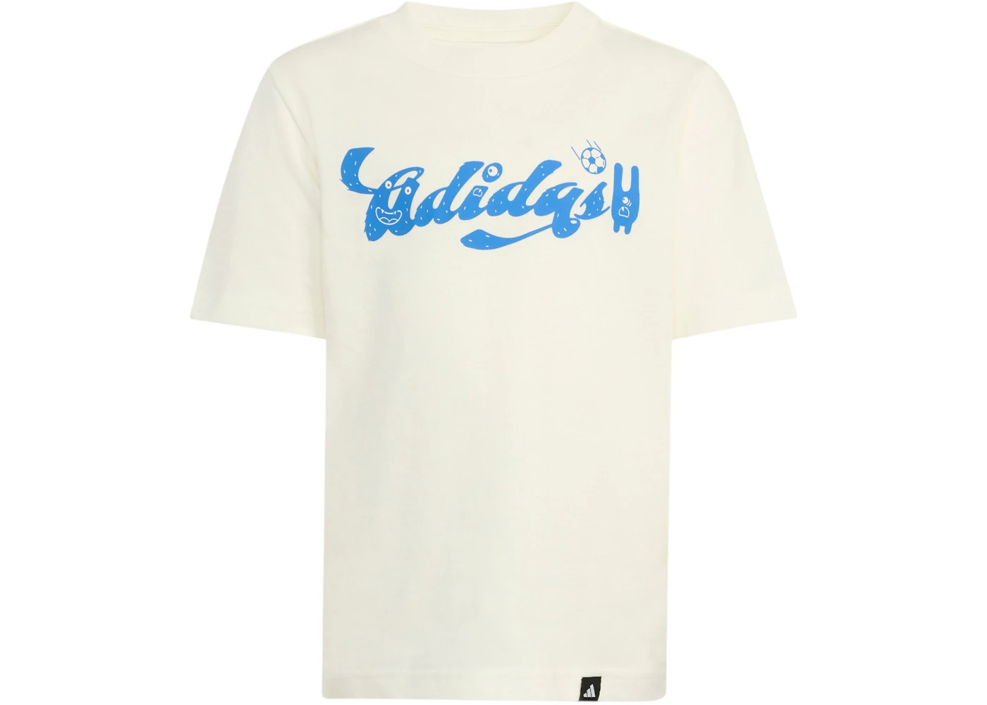adidas Kids Little Tiro_Nster Graphic T-Shirt Off White