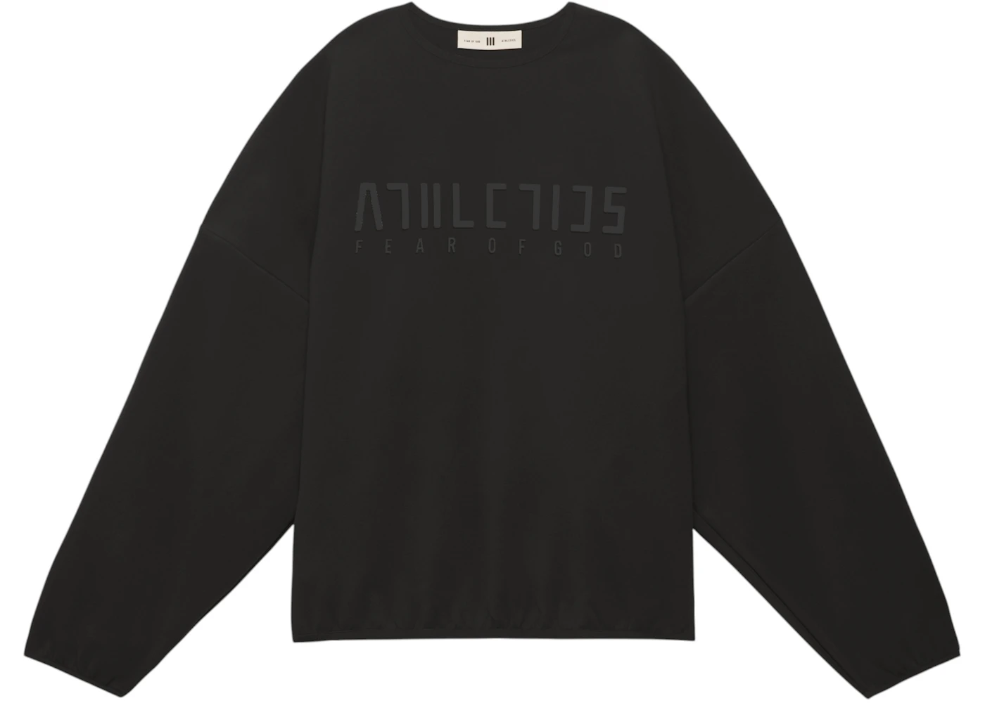 adidas Fear Of God Athletics Suede Fleece Crewneck Black