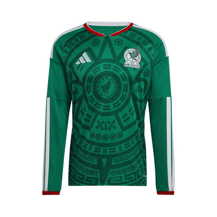 Adidas Mexico 26 Home Long Sleeve Jersey 'Bold Green'