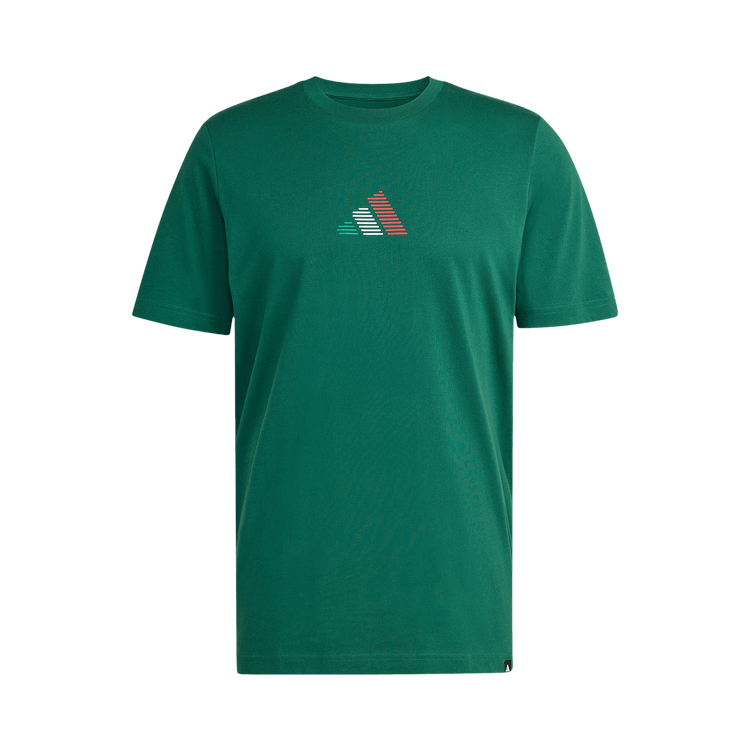 Adidas Mexico Azteca Graphic T-Shirt 'Dark Green'