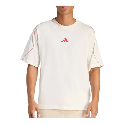 adidas Sportswear Stadium T-Shirt Asia Sizing 'Off White Pure Ruby'
