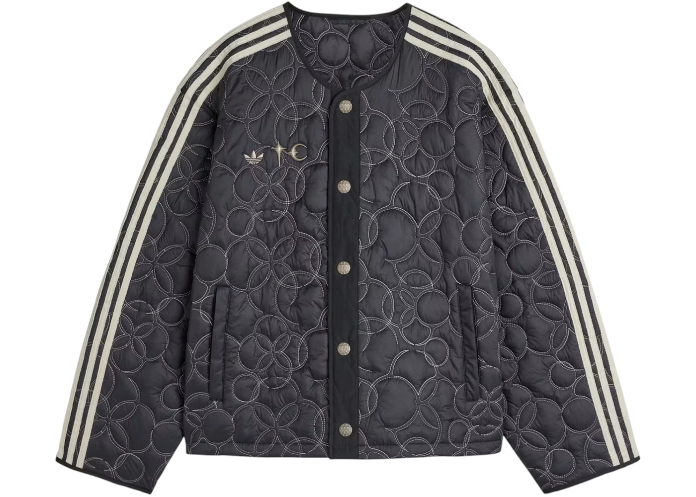 adidas x Thug Club Padded Liner Jacket Black/Silver Metallic