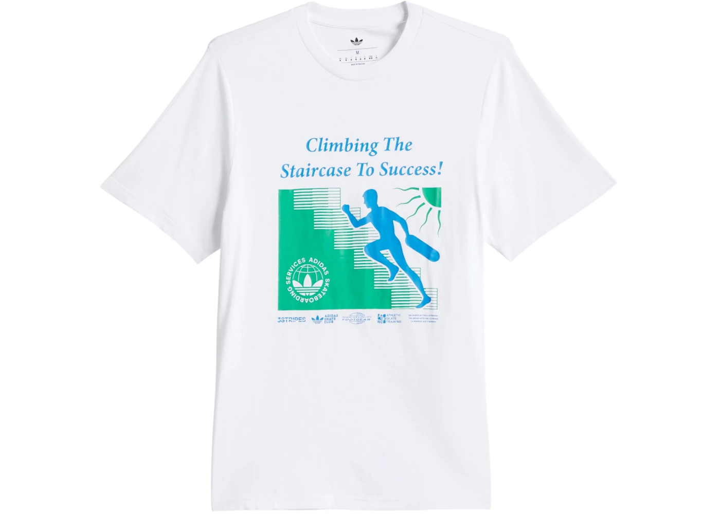 adidas Stairs Corpo Solutions Tee White