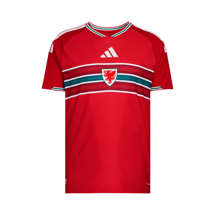 Adidas Wales 26 Home Authentic Jersey 'Better Scarlet'