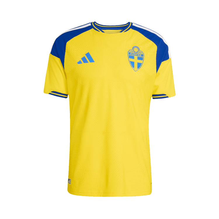 Adidas Sweden 26 Home Authentic Jersey 'Yellow'