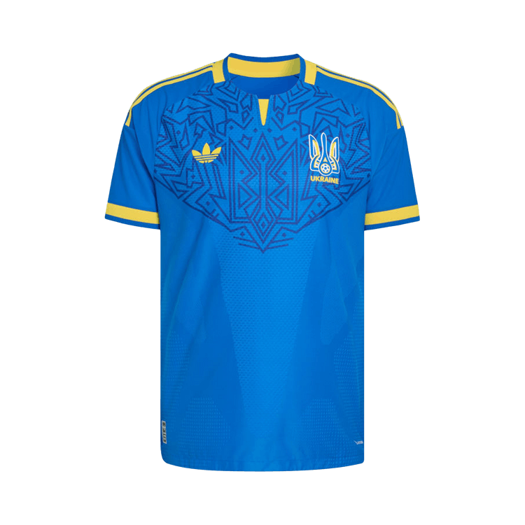 Adidas Ukraine 26 Away Authentic Jersey 'Glow Blue'