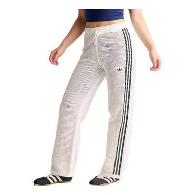 (WMNS) adidas Originals Knitted Crochet Firebird Track Pants Asia Sizing 'Off White'