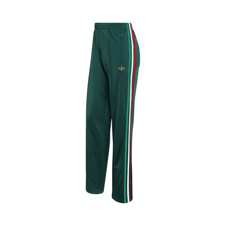 Adidas Originals Firebid Classic Track Pants 'Team Dark Green / Bold Green / White / Better Scarlet'