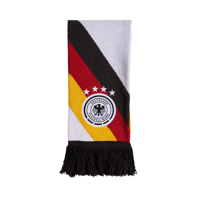 Adidas Germany 26 Scarf 'White / Black / Team Power Red 2 / Collegiate Gold'