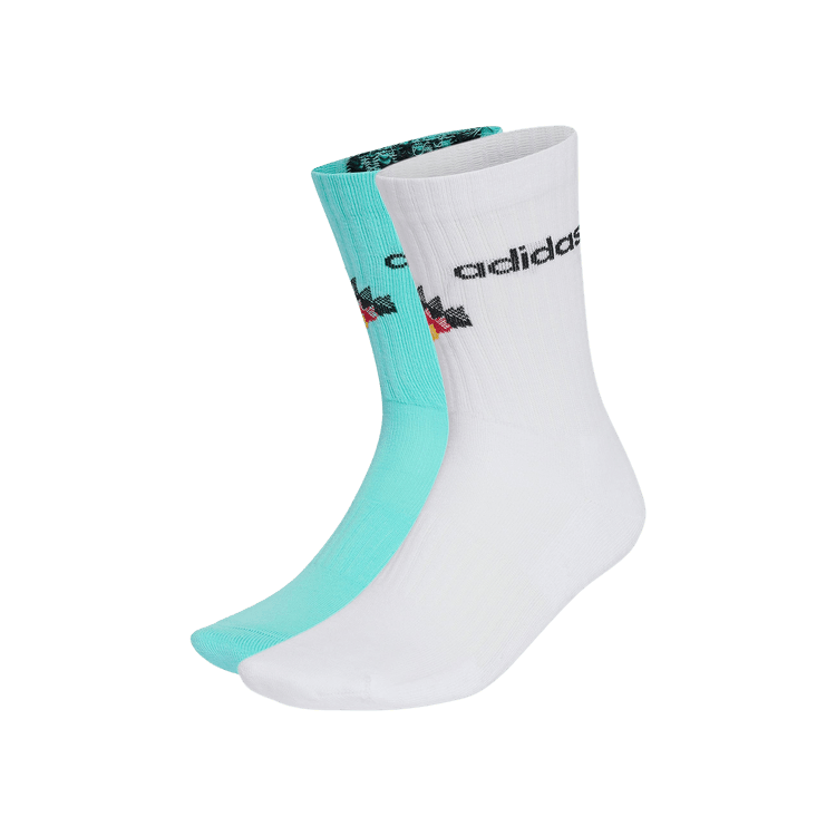 Adidas Germany 26 Fan Socks 'White/Flash Aqua/Black'