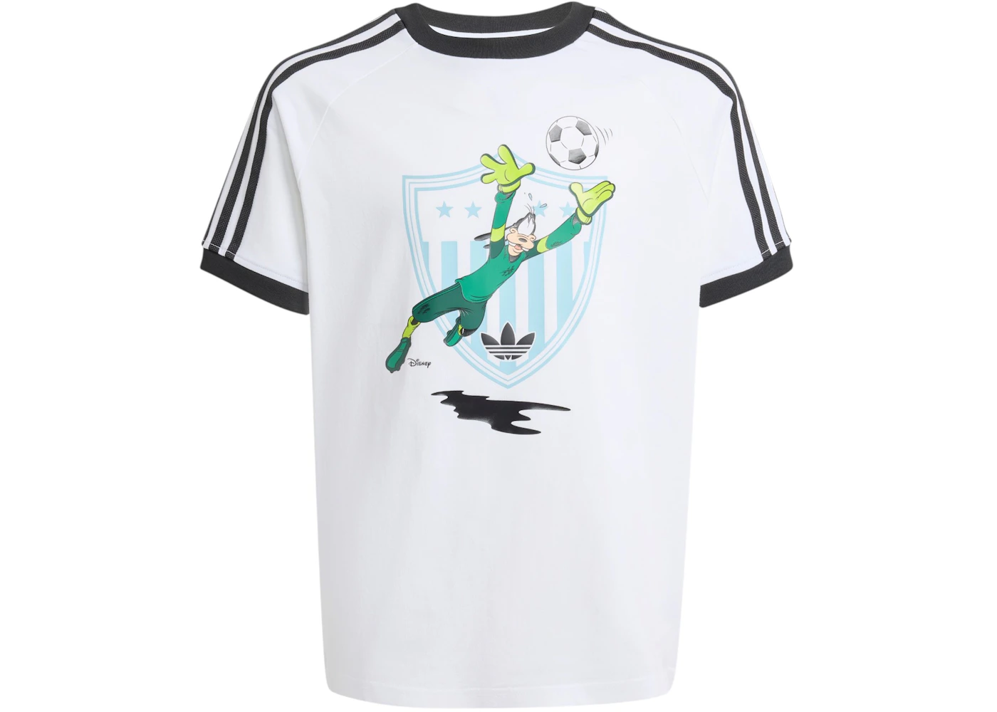 adidas Kids Loose T-Shirt White/Black