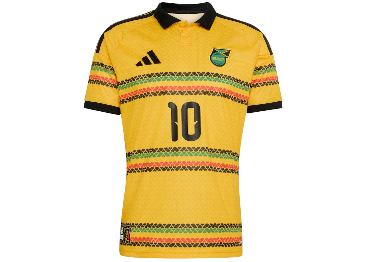 adidas Jamaica 26 x Bob Marley Home 10 Jersey Bold Gold