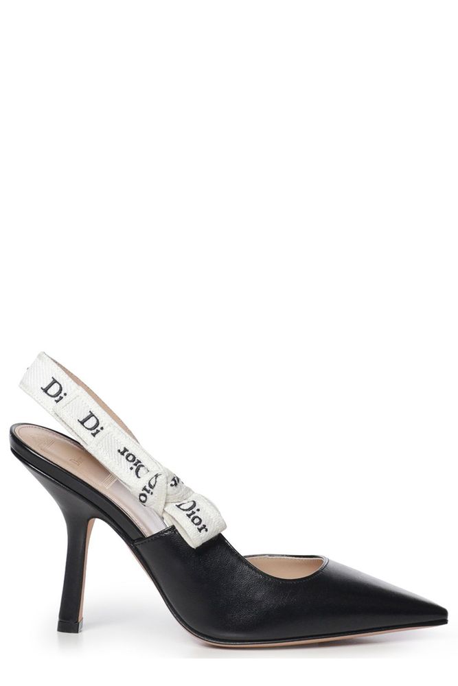 Dior Logo Slingback Heeled Pumps
