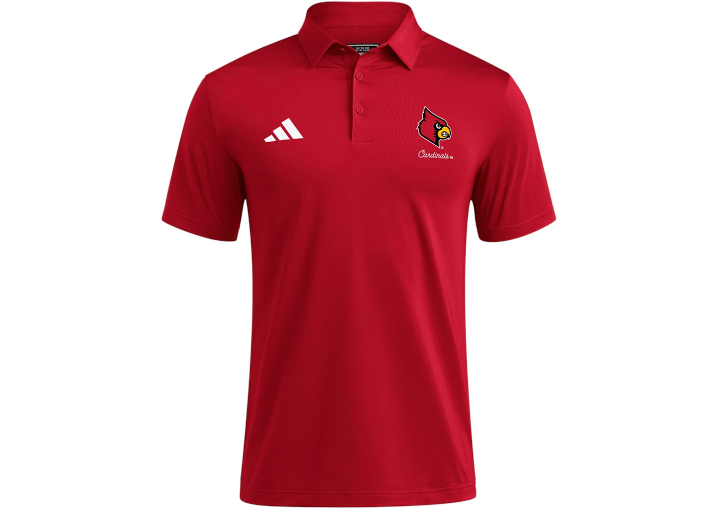 adidas Cardinals Ultimate365 Solid Polo Shirt Team Power Red/White/Multi