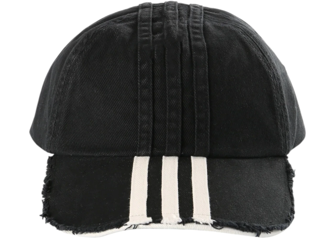Y-3 Stripes Caps Hat Black