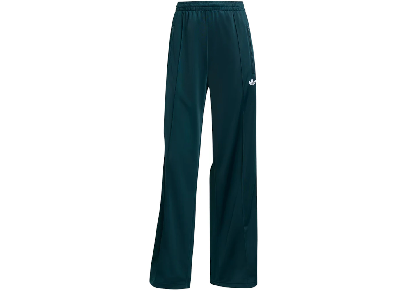 adidas Women's Adicolor Classic Firebird Loose Track Tracksuit Bottoms Aurora Ivy/White