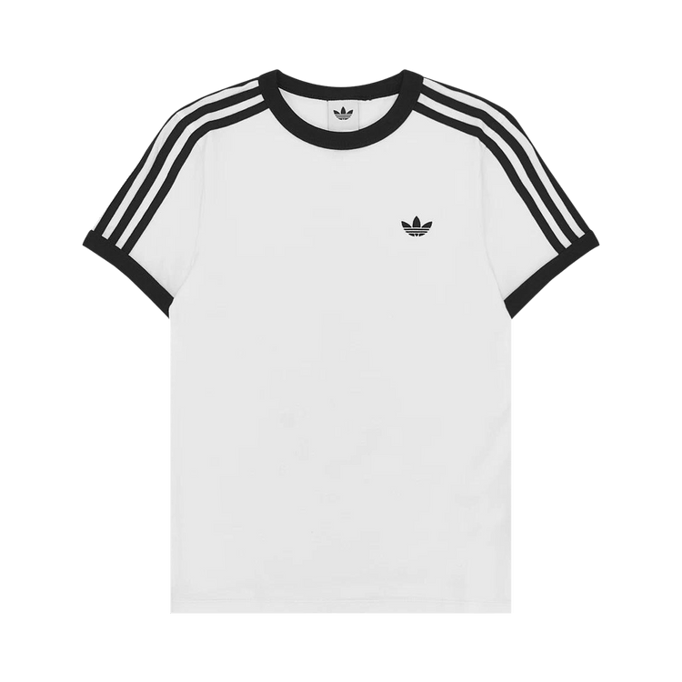 Adidas 3-Stripes Slim Tee 'White/Black'