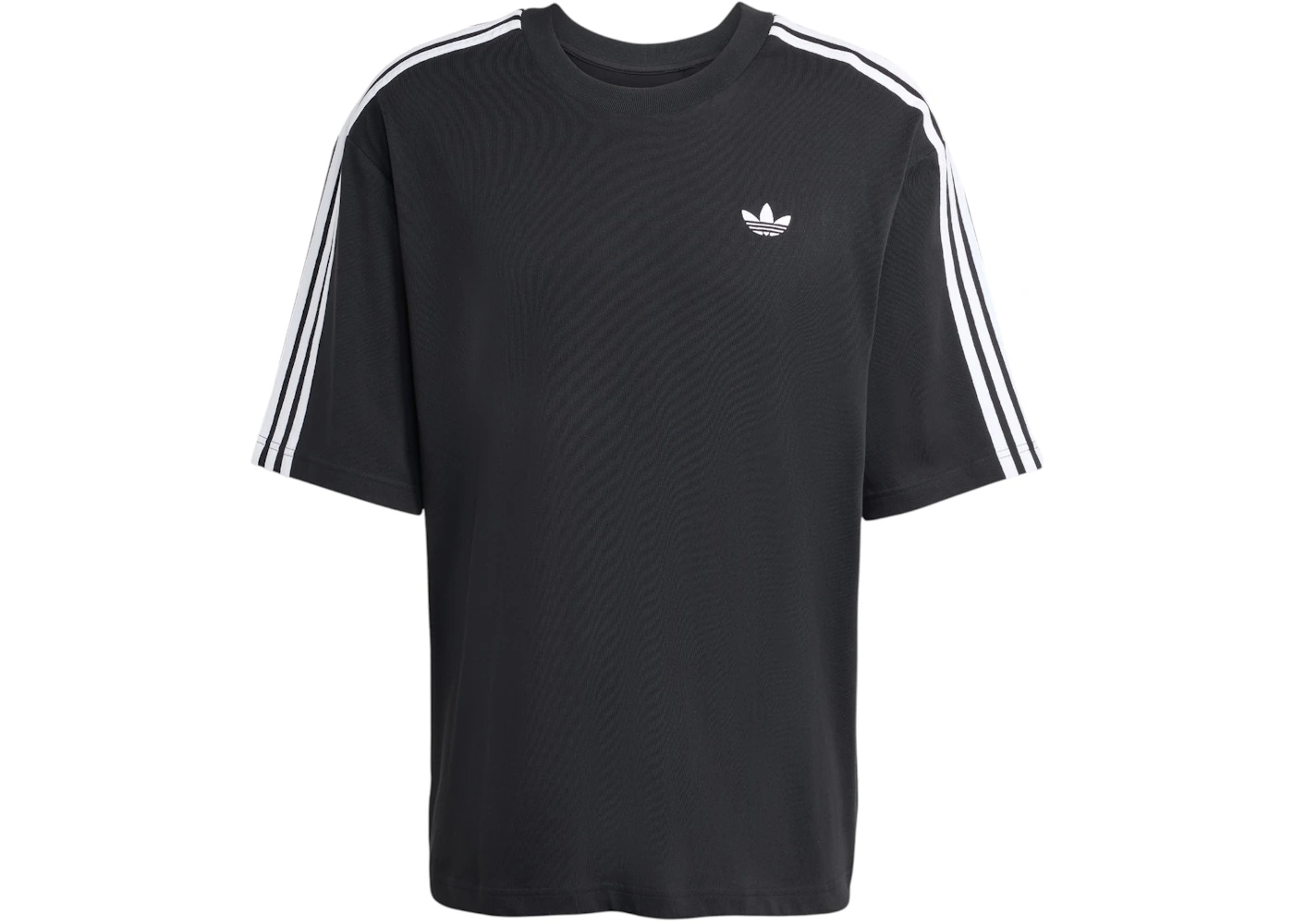 adidas Adicolor 3-Stripes Oversized Tee Black