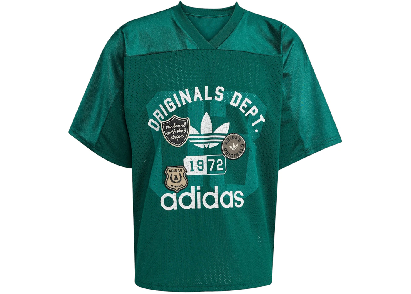 adidas Dept. Graphic Mesh Jersey Collegiate Green