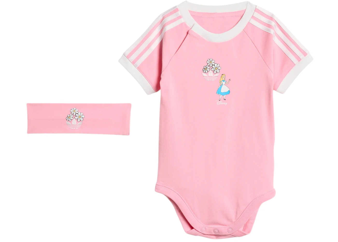 adidas Kids Gift Set Body And Headband Light Pink/White