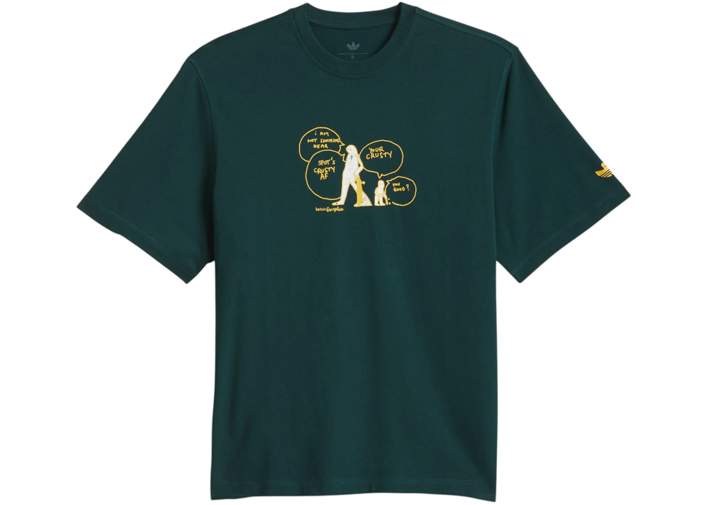 adidas Mark Gonzales Crusty Tee Aurora Ivy/Black