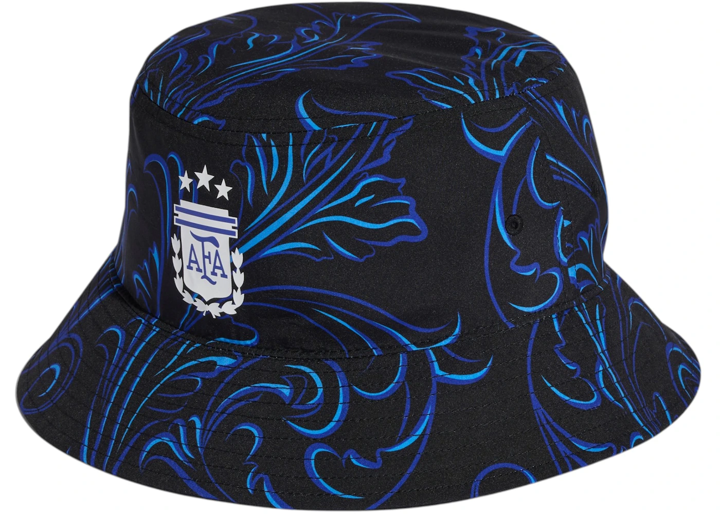 adidas Argentina 26 Bucket Hat Black/Lucid Blue/White