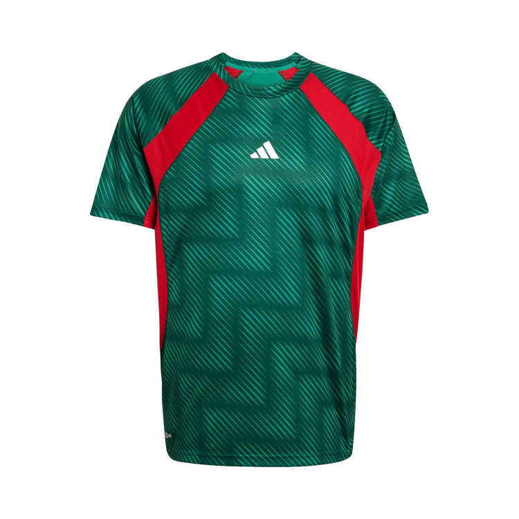 Adidas Workout Tech Apparel T-Shirt FIFA World Cup 26 'Team Dark Green/Better Scarlet/Black'