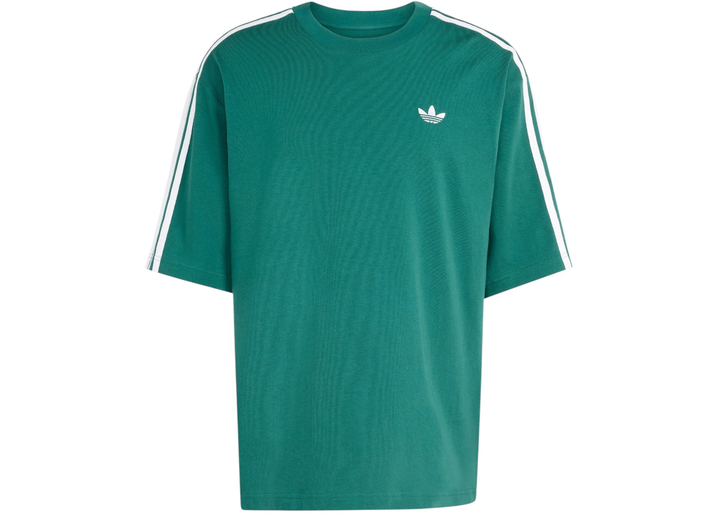 adidas Adicolor 3-Stripes Oversized Tee Collegiate Green