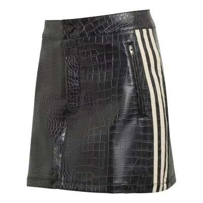 (WMNS) adidas Pleather Mini Skirt 'Black'